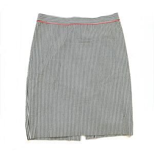 J. Crew Pencil Skirt in Seersucker Stripe